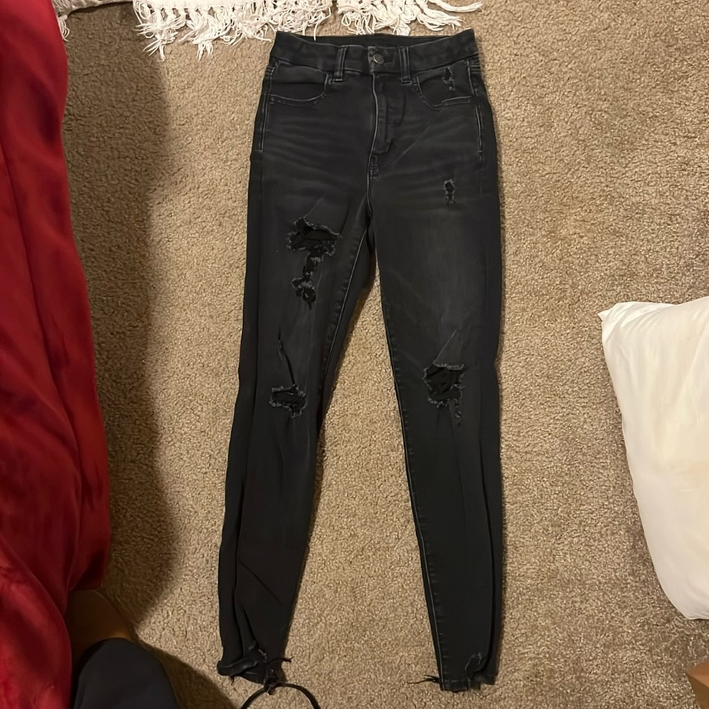 American eagles distressed skinny jeans